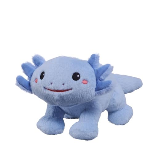 Bauer Spielwaren - Axolotl: Kuscheltier aus softem Plüsch zum kuscheln, Spielen, verschenken, 20 cm, blau (12096) von Bauer Spielwaren