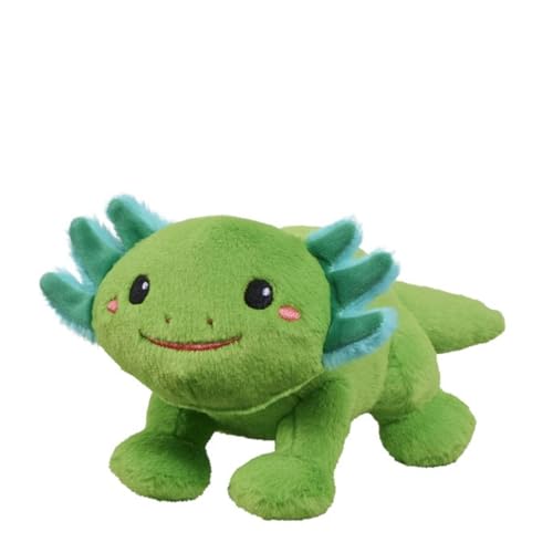 Bauer Spielwaren - Axolotl: Kuscheltier aus softem Plüsch zum kuscheln, Spielen, verschenken, 20 cm, grün (12095) von Bauer Spielwaren