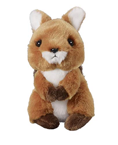 Bauer Spielwaren "Deine Tiere mit Herz" Eichhörnchen sitzend: Kleines Kuscheltier zum Kuscheln und Liebhaben, ideal als Geschenk, 15 cm, braun (12540) von Bauer Spielwaren