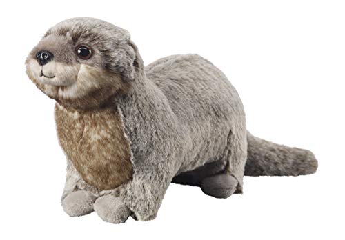 Bauer Spielwaren "Deine Tiere mit Herz" Otter stehend: Kleines Kuscheltier zum Kuscheln und Liebhaben, ideal als Geschenk, 27 cm, braun (12518) von Bauer Spielwaren