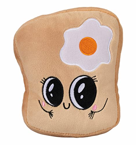 Bauer Spielwaren "Food & Co. - Toast: Kuscheltier aus softem Plüsch zum Kuscheln und Liebhaben, 16 cm, braun (12143) von Bauer Spielwaren