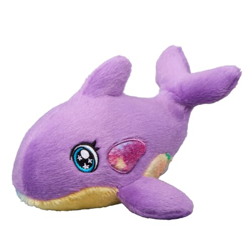 Bauer Spielwaren I Like My Planet - Killer-Wal: Kuscheltier aus softem Plüsch, hergestellt aus recycelten PET-Flaschen, 100% recycelt, 20 cm, lila (12983) von Bauer Spielwaren