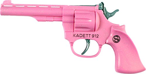 J.G. Schrödel 4029120 - Kadett 100-Schuss auf Tester Pistole, 19cm, rosa J.G. Schrödel 4029120 - Kadett 100-Schuss auf Tester Pistole, 19cm, rosa von Bauer Spielwaren