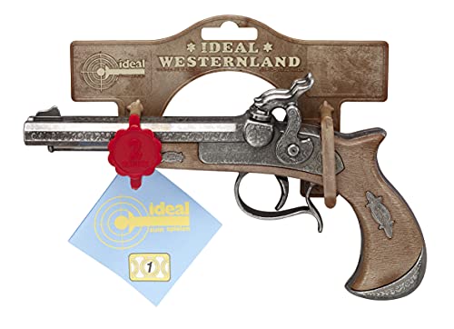 J.G. Schrödel 5011681 - Derringer Einzelschuss-auf Tester Pistole, 21.5 cm, Braun J.G. Schrödel 5011681 - Derringer Einzelschuss-auf Tester Pistole, 21.5 cm, Braun von Bauer Spielwaren