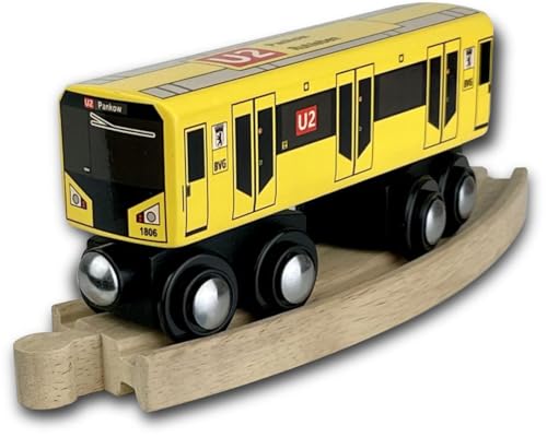 Bauer&Sohn Holz U-Bahn Berlin Linie U2 (neues Modell) von Bauer&Sohn