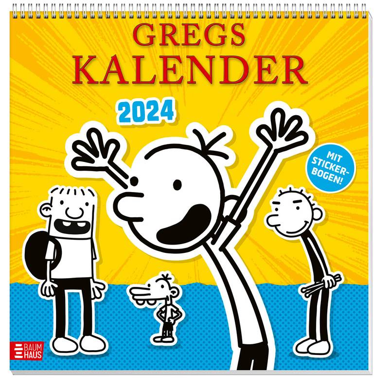 Gregs Kalender 2024 von Baumhaus Medien