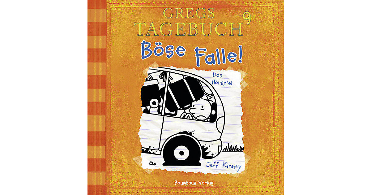 Buch - Gregs Tagebuch 9: Böse Falle!, Audio-CD Buch - Gregs Tagebuch 9: Böse Falle!, Audio-CD von Baumhaus Verlag