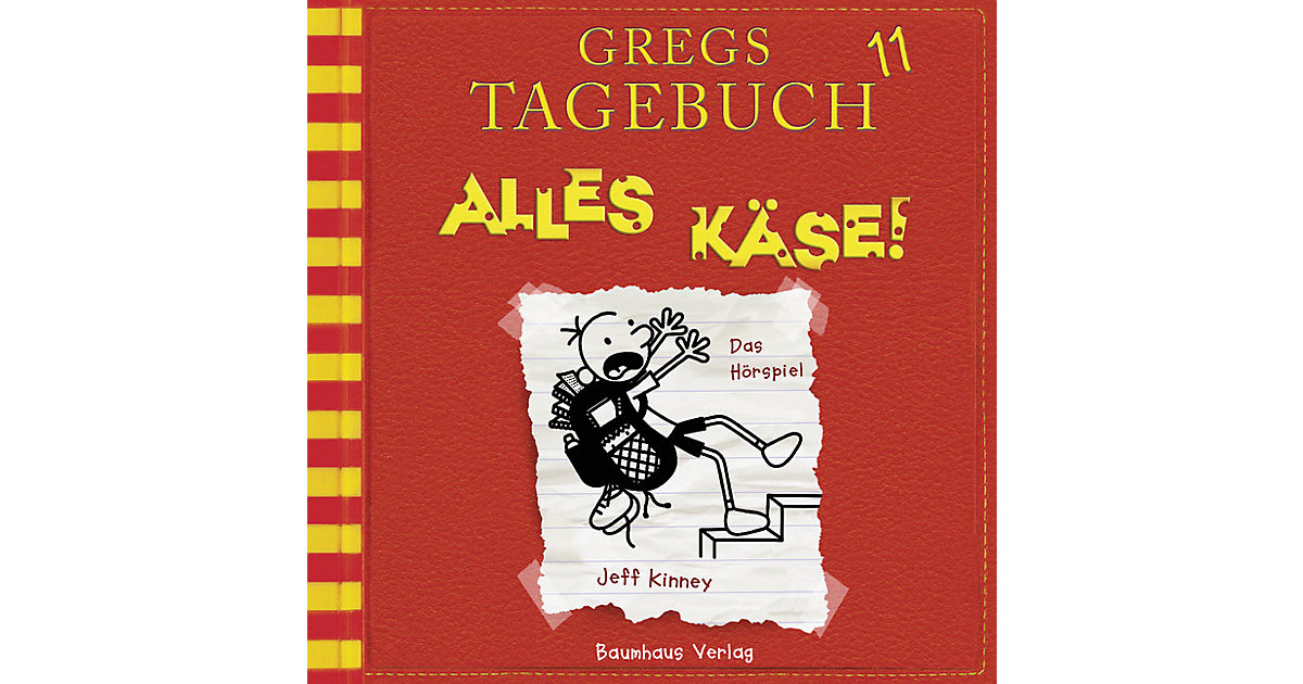 Gregs Tagebuch 11: Alles Käse!, Audio-CD Hörbuch Gregs Tagebuch 11: Alles Käse!, Audio-CD Hörbuch von Baumhaus Verlag