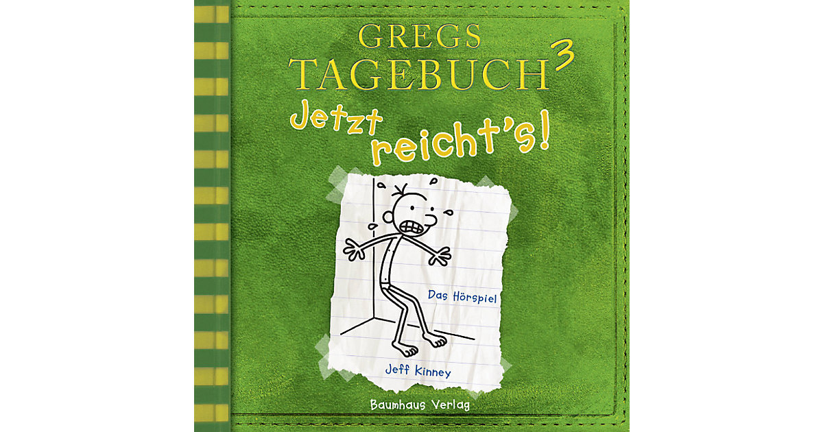 Gregs Tagebuch 3: Jetzt reicht's!, Audio-CD Hörbuch Gregs Tagebuch 3: Jetzt reicht's!, Audio-CD Hörbuch von Baumhaus Verlag