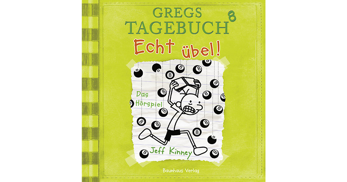 Gregs Tagebuch 8: Echt übel!, Audio-CD Hörbuch Gregs Tagebuch 8: Echt übel!, Audio-CD Hörbuch von Baumhaus Verlag