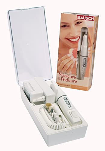 Bausch 0307 Elektrisches Maniküre-/Pediküregerät, 7 Aufsätze: Handnägel und Fußnägel Schleifen, feilen, polieren, Hornhaut entfernen, Nagelpflege, Fußpflege, Handpflege, Beauty Bausch 0307 Elektrisches Maniküre-/Pediküregerät, 7 Aufsätze: Handnägel und Fußnägel Schleifen, feilen, polieren, Hornhaut entfernen, Nagelpflege, Fußpflege, Handpflege, Beauty von PETER BAUSCH