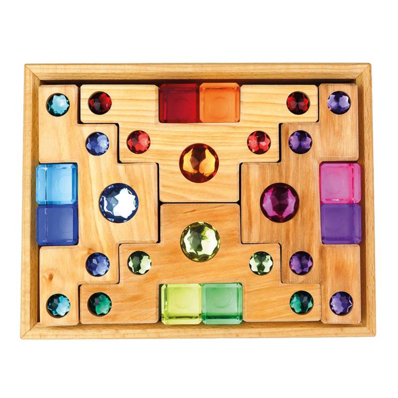 Bauspiel - Farbtreppe mit Lichtbauquadern 16 Teile Bauspiel - Farbtreppe mit Lichtbauquadern 16 Teile von Bauspiel