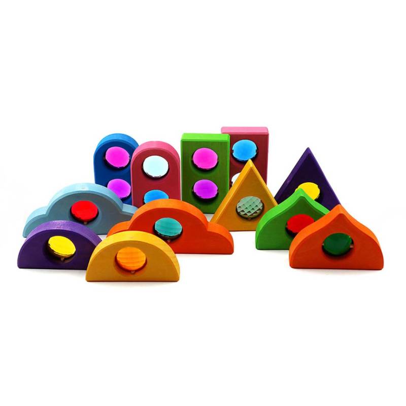 Bauspiel - Märchenfenster bunt 12 tlg. von Bauspiel