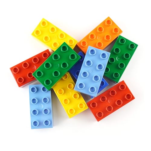 LEGO® DUPLO® 2x4 Bausteine bunt gemischt - 10 Stück - Bausteine für kreatives Bauen von LEGO