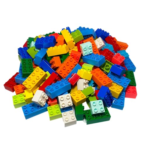 Lego® DUPLO® Bausteine Basic Steine Set - 50 Stück 2x2 + 10 Stück 2x4 - Bausteine für kreatives Bauen, erste Bausteine, Lernspielzeug, Geschenk für Mädchen und Jungen ab 1,5 Jahren von LEGO