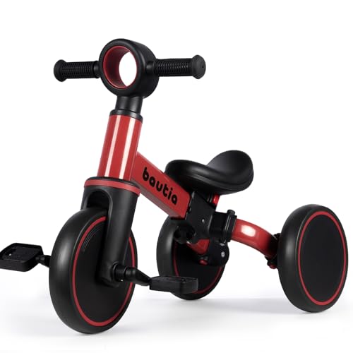 Bautia 4 in 1 Laufrad Kinder Dreirad, Laufräder Lauffahrrad mit abnehmbaren Pedalen, Dreirad Lauffahrrad Spielzeug für 1-4 Jahre Jungen Mädchen Geschenk Bautia 4 in 1 Laufrad Kinder Dreirad, Laufräder Lauffahrrad mit abnehmbaren Pedalen, Dreirad Lauffahrrad Spielzeug für 1-4 Jahre Jungen Mädchen Geschenk von Bautia