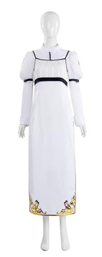 Bauxhie Damen DMC Cosplay Kostüm Kyrie Kleid Robe Weiß Uniform Anzug für Halloween Party (Weiß, S) von Bauxhie
