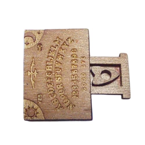 Bavokon Spirit Board Spiel | Miniatur Ouija Brett Aus Holz Mit Planchette - Landschaft Dekoration Mit Schublade Für Familienfeiern Ferienhaus Wohnzimmer Schlafzimmer von Bavokon