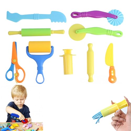 Knete Zubehör Set,Knetwerkzeug,9 Stück Knete Zubehör Kinder,Plastilin Werkzeuge,Kinder Knetzubehör Knetä Jahre,Küchenspielzeug Lernspielzeug Kneteset Hilft,Kreativität Fantasie Ihres Kindes zu fördern Knete Zubehör Set,Knetwerkzeug,9 Stück Knete Zubehör Kinder,Plastilin Werkzeuge,Kinder Knetzubehör Knetä Jahre,Küchenspielzeug Lernspielzeug Kneteset Hilft,Kreativität Fantasie Ihres Kindes zu fördern von Bavooty