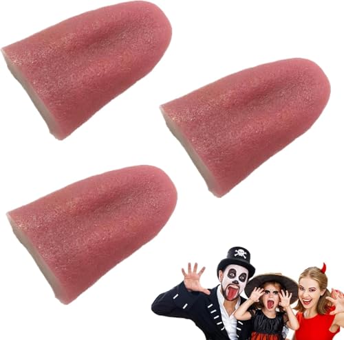 Realistisch Gefälschte Zunge Dehnbar Tricks Künstliche Zunge Requisiten Schreckliche Halloween Grobe Witze Streich Tricks Dehnbare Zunge Spielzeug,Scherzartikel,Prank,3 Stücke Realistisch Gefälschte Zunge Dehnbar Tricks Künstliche Zunge Requisiten Schreckliche Halloween Grobe Witze Streich Tricks Dehnbare Zunge Spielzeug,Scherzartikel,Prank,3 Stücke von Bavooty