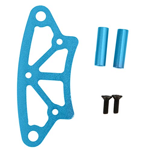 Aluminiumlegierung vordere Stoßfänger Langlebige Upgrade -Zubehör für Redcat STR 1/10 RC -Auto hochwertiger CNC -bearbeiteten anodierten Blau oder Rosa Optional optional (Blau) von Baxnore