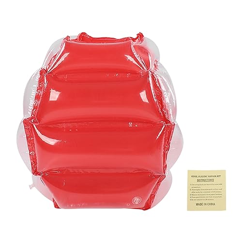 Aufblasbare Bubble Ball Safe PVC Körper Stoßstange Blase Bounce Ball für Familienfindung Picknick Camping im Freien Spaß im Freien (Rot) von Baxnore