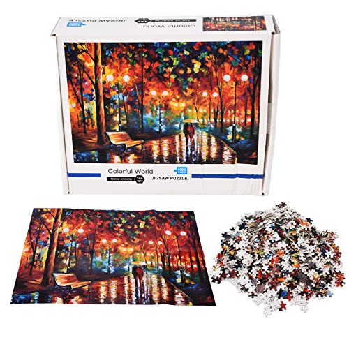 Baxnore 1000 -teiliges Erwachsener Puzzle, Spaziergang im Regenkunst -Puzzle mit Führungskarte, Recyclingkarton für Familienpuzzle -Liebhaber Baxnore 1000 -teiliges Erwachsener Puzzle, Spaziergang im Regenkunst -Puzzle mit Führungskarte, Recyclingkarton für Familienpuzzle -Liebhaber von Baxnore