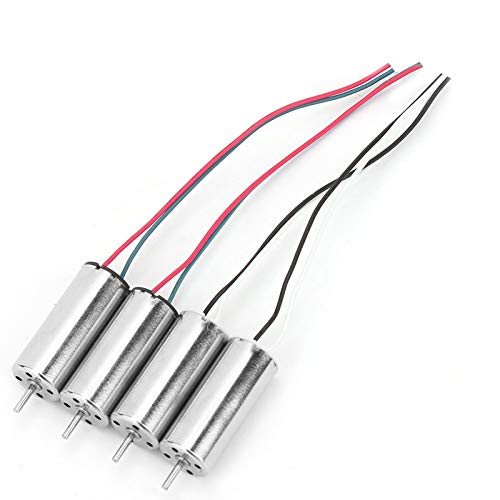 Baxnore 4 PCS 44000 U/min Coreless Motor, niedriger Rausch -Drohnen -Motor für RC -Flugzeuge, Quadcopter mit Schnellstart, längere Laufzeit für Hobbyisten von Baxnore