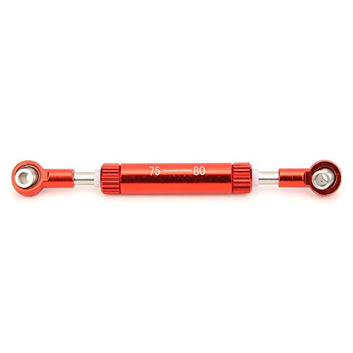 Baxnore Einstellbare Servos Pull-Stangen-Steeling-Hebelzubehör stabilisiert RC CAR CNC, die für SCX10 D90 1/10 RC-Auto langlebig verarbeitet wurden (75-80 mm) von Baxnore