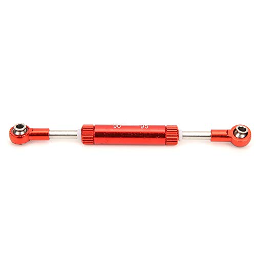 Baxnore Einstellbare Servos Pull-Stangen-Steeling-Hebelzubehör stabilisiert RC CAR CNC, die für SCX10 D90 1/10 RC-Auto langlebig verarbeitet wurden (90-95 mm) von Baxnore
