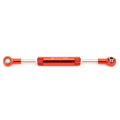 Baxnore Einstellbare Servos Pull-Stangen-Steeling-Hebelzubehör stabilisiert RC CAR CNC, die für SCX10 D90 1/10 RC-Auto langlebig verarbeitet wurden (95-100 mm) von Baxnore