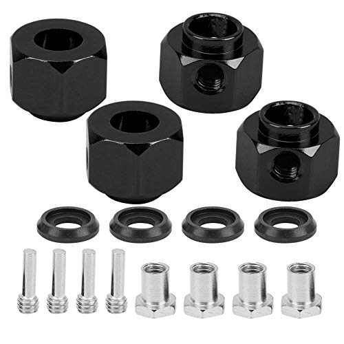 Baxnore HEX -Hub -Erweiterungsstecker 8mm Zubehör für 1/10 RC -Modellauto (Schwarz) von Baxnore