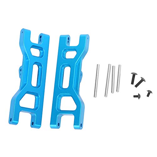 Baxnore RC Front Unterarm Hochleistungs -Aluminium -Legierungs -Upgrade -Zubehör für ECX -Serie 2WD 1/10 RC -Auto Modell Blau Silber 2pcs (Blue ECX1018B) von Baxnore