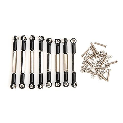 Baxnore RC Link Stange Servo vorderen Rückmetallschwarz 8pcs 65 mm starker dauerhafter Ersatzteil für WPL B14 C14 FY001 1/16 Scale RC -Autozubehör Baxnore RC Link Stange Servo vorderen Rückmetallschwarz 8pcs 65 mm starker dauerhafter Ersatzteil für WPL B14 C14 FY001 1/16 Scale RC -Autozubehör von Baxnore