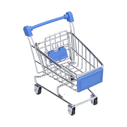 Baxnore Spielzeug Einkaufswagen für Kinder, Puppenhaus Mini Einkaufswagen mit Metallrahmen, Supermarkt Handkarren Einkaufswagen-Modell, Miniatur Schreibtisch Aufbewahrungshalter Baxnore Spielzeug Einkaufswagen für Kinder, Puppenhaus Mini Einkaufswagen mit Metallrahmen, Supermarkt Handkarren Einkaufswagen-Modell, Miniatur Schreibtisch Aufbewahrungshalter von Baxnore