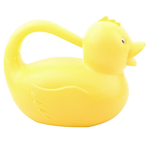 Cartoon Tierwässerung umweltfreundliche Plastikkinder Gartenwerkzeug für Outdoor -Gärten und Strand Spielen gelbe Ente Grüne Elefantblau Delphin 1200 ml (Ente gelb) von Baxnore