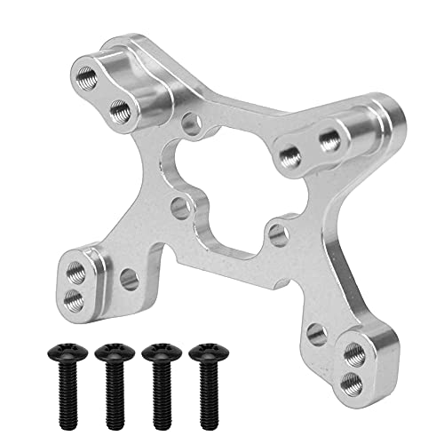 Frontschockturm Aluminiumlegierung Upgrade CNC Machined Precision Performance Fit LC 1/14 Off Straße Truggy Rally Car RC Accessoires Silber Blau Gold rot optional (Silber) von Baxnore