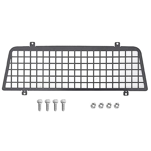 Metall -Pickup -Trunk -Modell Heckscheibennetz Schutznetzanpassung für TRAXXAS 4 Pickup Hochqualität langlebige Schwarze RC -Autozubehör von Baxnore