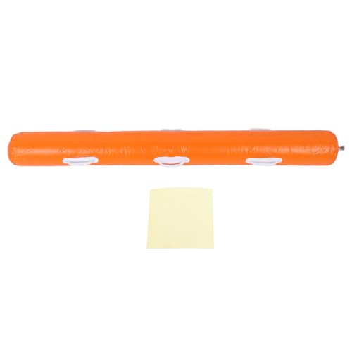 Premium PVC Pool aufblasbare Stick 150 cm kreative Blow -Up -Nudel für Wasser Erholung Schwimmspaß Enhanced Floatability Anfänger Kinder Kinder (Orange) von Baxnore