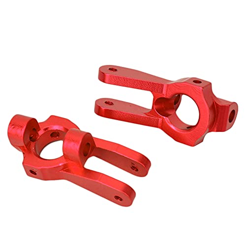 Vorderrad-Radträger aus Aluminiumlegierung, links und rechts, für WL Toys 1/10 K949 RC-Auto, Upgrade-Zubehör, langlebig, präzise CNC-gefräst, Silber, Blau, Rot, optional 8 x 4 x 2 (Red K949-002r) Vorderrad-Radträger aus Aluminiumlegierung, links und rechts, für WL Toys 1/10 K949 RC-Auto, Upgrade-Zubehör, langlebig, präzise CNC-gefräst, Silber, Blau, Rot, optional 8 x 4 x 2 (Red K949-002r) von Baxnore