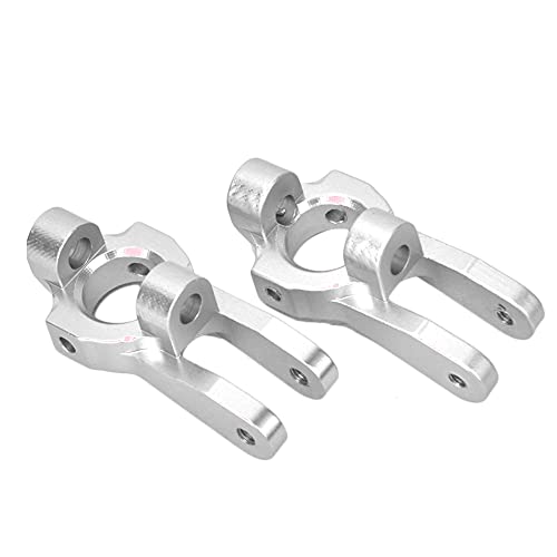 Vorderrad-Radträger aus Aluminiumlegierung, links und rechts, für WL Toys 1/10 K949 RC-Auto, Upgrade-Zubehör, langlebig, präzise CNC-gefräst, Silber, Blau, Rot, optional 8 x 4 x 2 (Silber K949-002s) Vorderrad-Radträger aus Aluminiumlegierung, links und rechts, für WL Toys 1/10 K949 RC-Auto, Upgrade-Zubehör, langlebig, präzise CNC-gefräst, Silber, Blau, Rot, optional 8 x 4 x 2 (Silber K949-002s) von Baxnore