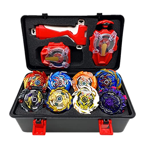 Gyro Battling Tops Kreisel Burst Turbo Blade Kreisel Set, 4D Spielzeug Geschenkset mit Metallschmelzkreisel und Sendereinheit von Baybledas