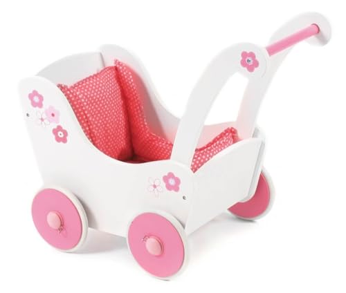 Bayer Chic 2000 425-99 - Holz-Puppenwagen, Fiori, weiß-pink Bayer Chic 2000 425-99 - Holz-Puppenwagen, Fiori, weiß-pink von Bayer Chic 2000