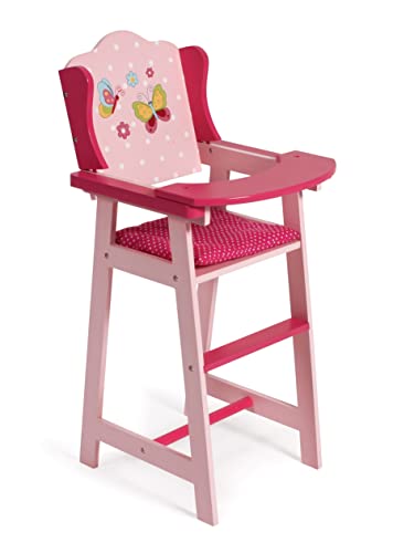 Bayer Chic 2000 - 501-90 - Puppenhochstuhl für Puppen bis 46 cm, Puppenmöbel, Puppenzubehör, Papilio pink, 30 x 26.5 x 59 cm Bayer Chic 2000 - 501-90 - Puppenhochstuhl für Puppen bis 46 cm, Puppenmöbel, Puppenzubehör, Papilio pink, 30 x 26.5 x 59 cm von Bayer Chic 2000