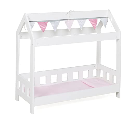 Bayer Chic 2000 507 95 Puppenbett, Cabin-Bett, 3 Jahre to 8 Jahre, Stars grau, 56 x 25 x 54 cm von Bayer Chic 2000