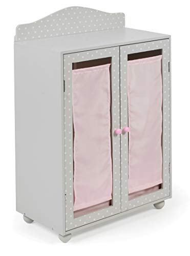 Bayer Chic 2000 524-91 Puppen-Kleiderschrank, Puppenmöbel, Puppenschrank, Puntos Grey, grau Bayer Chic 2000 524-91 Puppen-Kleiderschrank, Puppenmöbel, Puppenschrank, Puntos Grey, grau von Bayer Chic 2000
