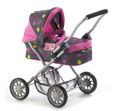 Bayer Chic 2000 555 24 Puppenwagen Smarty, für Kinder ab 2 Jahren, Funny Pink, 56 x 37 x 56 cm von Bayer Chic 2000