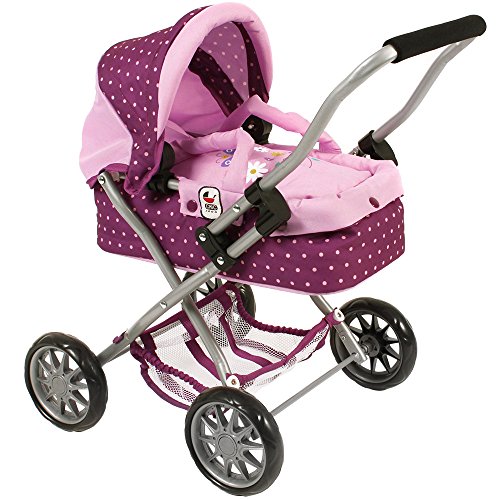 Bayer Chic 2000 555 Puppenwagen Smarty, Dots Brombeere, 56 x 37 x 56 cm Bayer Chic 2000 555 Puppenwagen Smarty, Dots Brombeere, 56 x 37 x 56 cm von Bayer Chic 2000