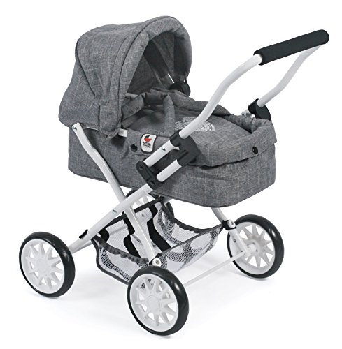 Bayer Chic 2000 555-76 Puppenwagen Smarty, für Kinder ab 2 Jahren, Jeans Grau Bayer Chic 2000 555-76 Puppenwagen Smarty, für Kinder ab 2 Jahren, Jeans Grau von Bayer Chic 2000