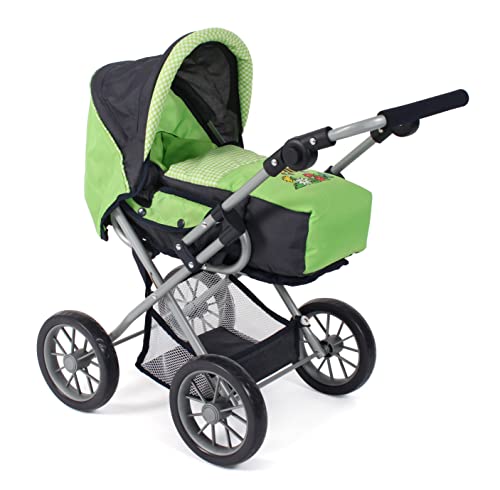 Bayer Chic 2000 - Puppenwagen Leni, 2in1 Kombipuppenwagen mit herausnehmbarer Tragetasche, Bumblebee, grün, Navy, 560-16 Bayer Chic 2000 - Puppenwagen Leni, 2in1 Kombipuppenwagen mit herausnehmbarer Tragetasche, Bumblebee, grün, Navy, 560-16 von Bayer Chic 2000